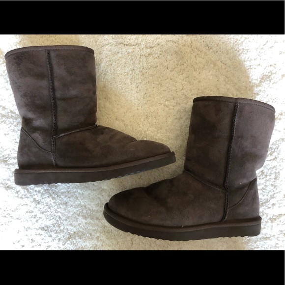 Ugg Short Dark Brown Boots - Picture 7 of 7